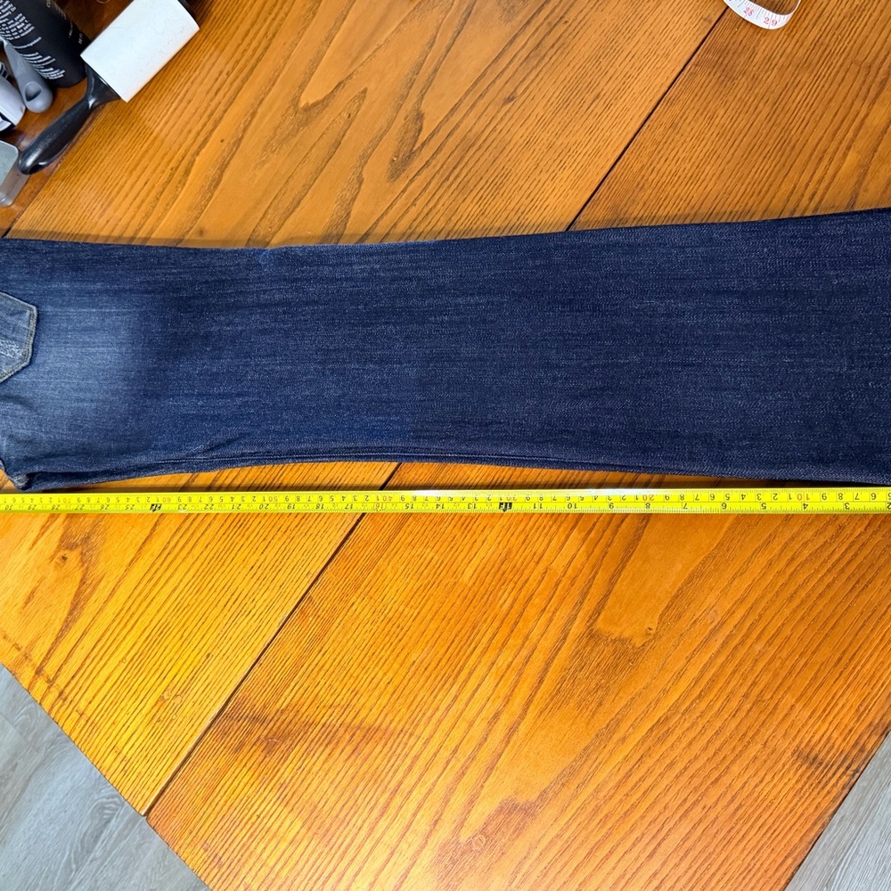 Judy Blue Dark Wash Straight Boot Cut Jeans - Picture 5 of 6